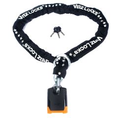 Vinz Batura 150 cm ART 5 kettingslot scooterslot motorslot vooraanzicht